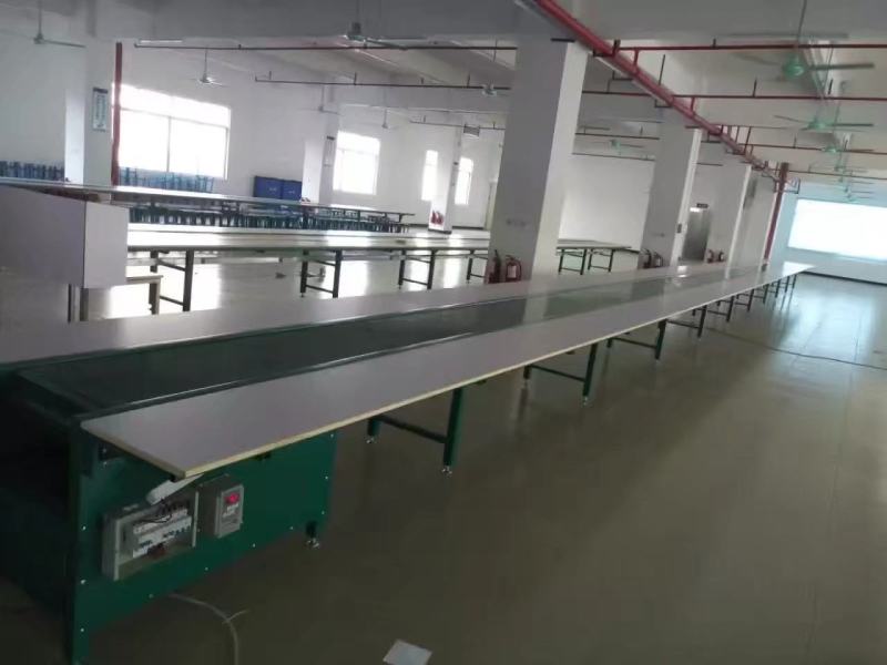 产品打包流水线工作包装传送带