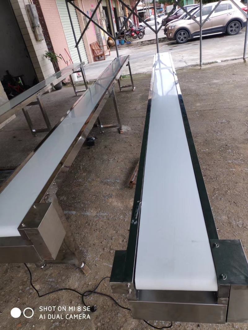 产品打包流水线工作包装传送带