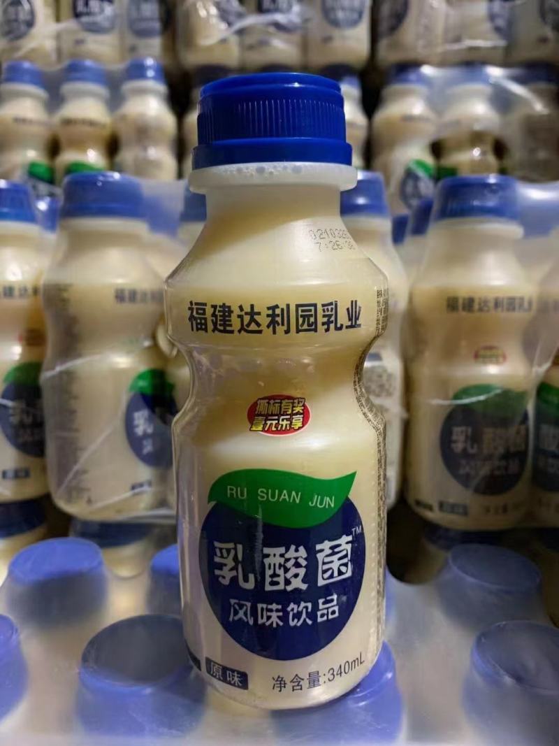 福建达利园乳酸菌原味草莓味一件12瓶可上门提货