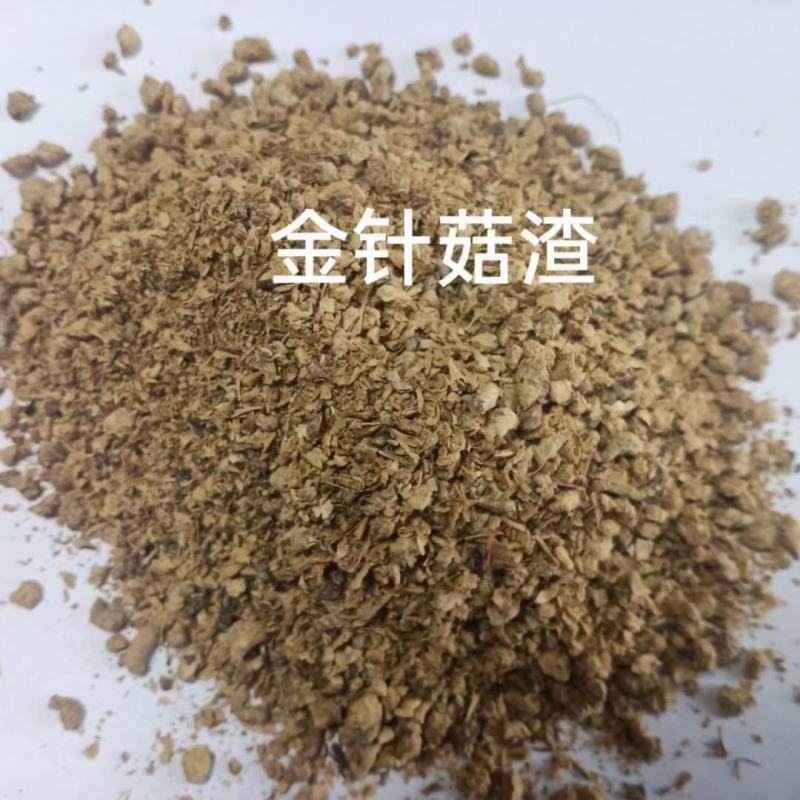 烘干金针菇渣，烘干金针菇渣。