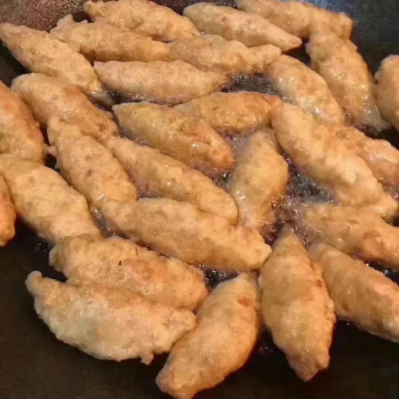 潮汕小吃。手工制作鲜虾枣，含虾量90%。