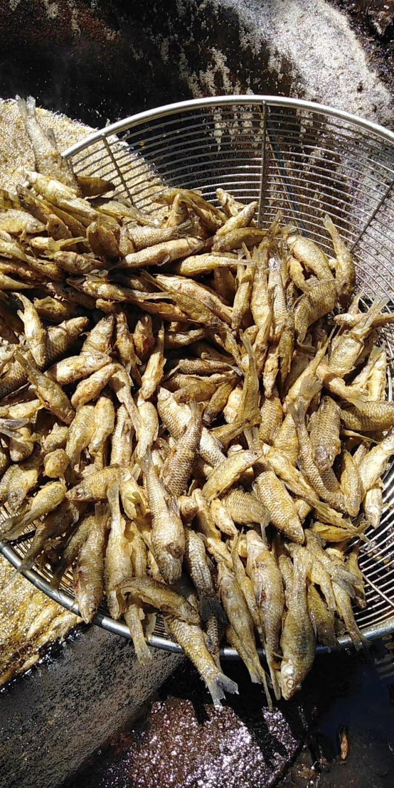 油炸麦穗鱼5/7公分.8成干无沙无苦，肉嫩鲜香