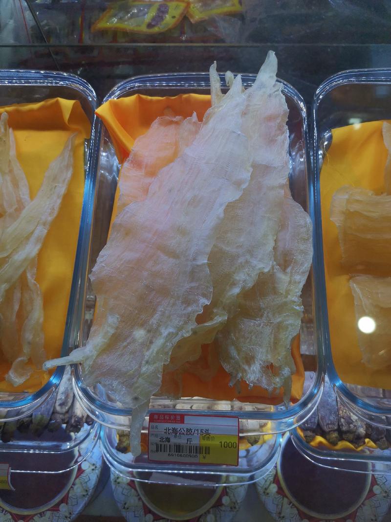 优质海水鱼黄花胶北海公胶赤嘴鳘鱼胶量大从优规格齐全