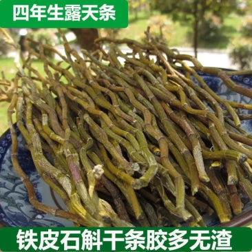【铁皮石斛】干条胶多渣少仿野生石斛4年生品质上乘