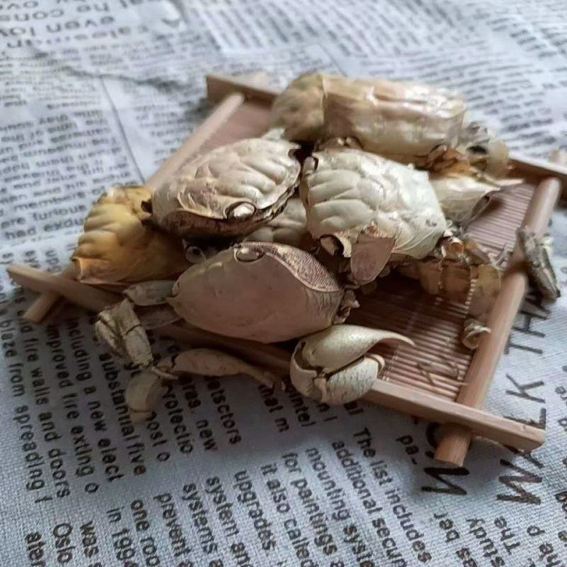 方海中药材螃蟹壳干螃蟹蟹壳整螃蟹螃蟹骨包邮