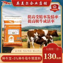 种牛饲料繁殖母牛专用饲料提高繁殖能力繁殖母牛预混料成都英
