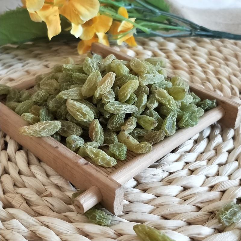 新疆绿葡萄干自然晾晒无添加孕妇零食500克支持代发
