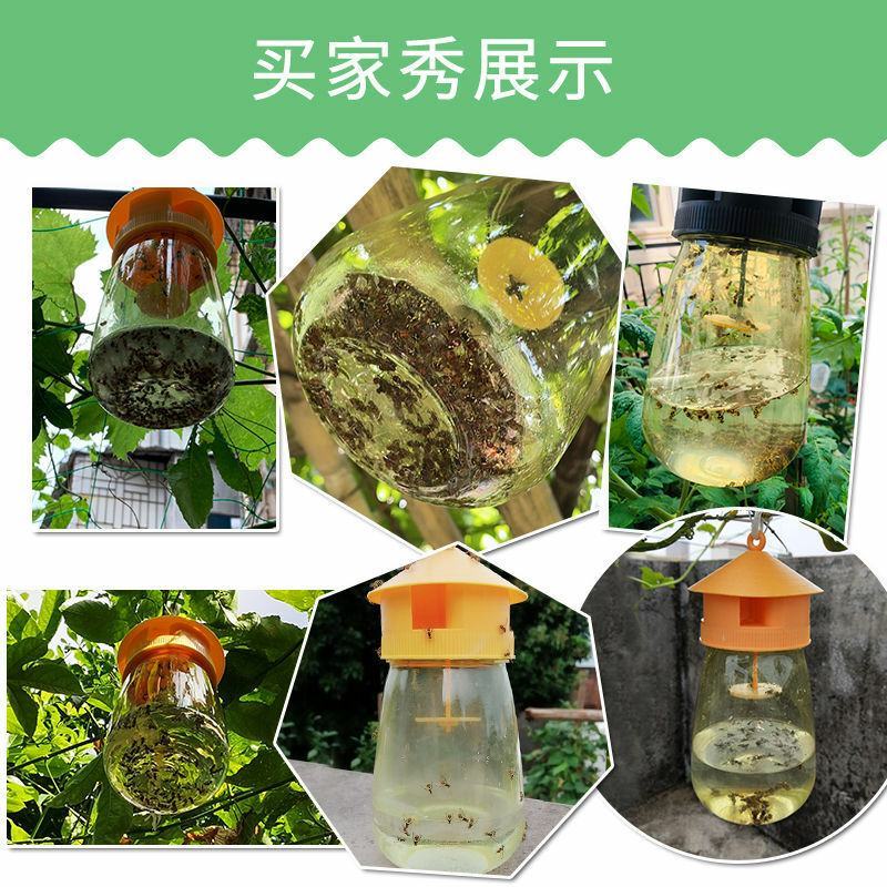 新款果蝇诱捕器瓜果实蝇诱捕剂果园菜地杀果蝇针蜂桔小杀虫灯