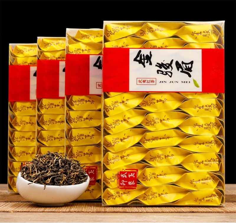 金骏眉红茶茶叶浓香型金俊眉新茶小袋盒装袋子颜色随机发货