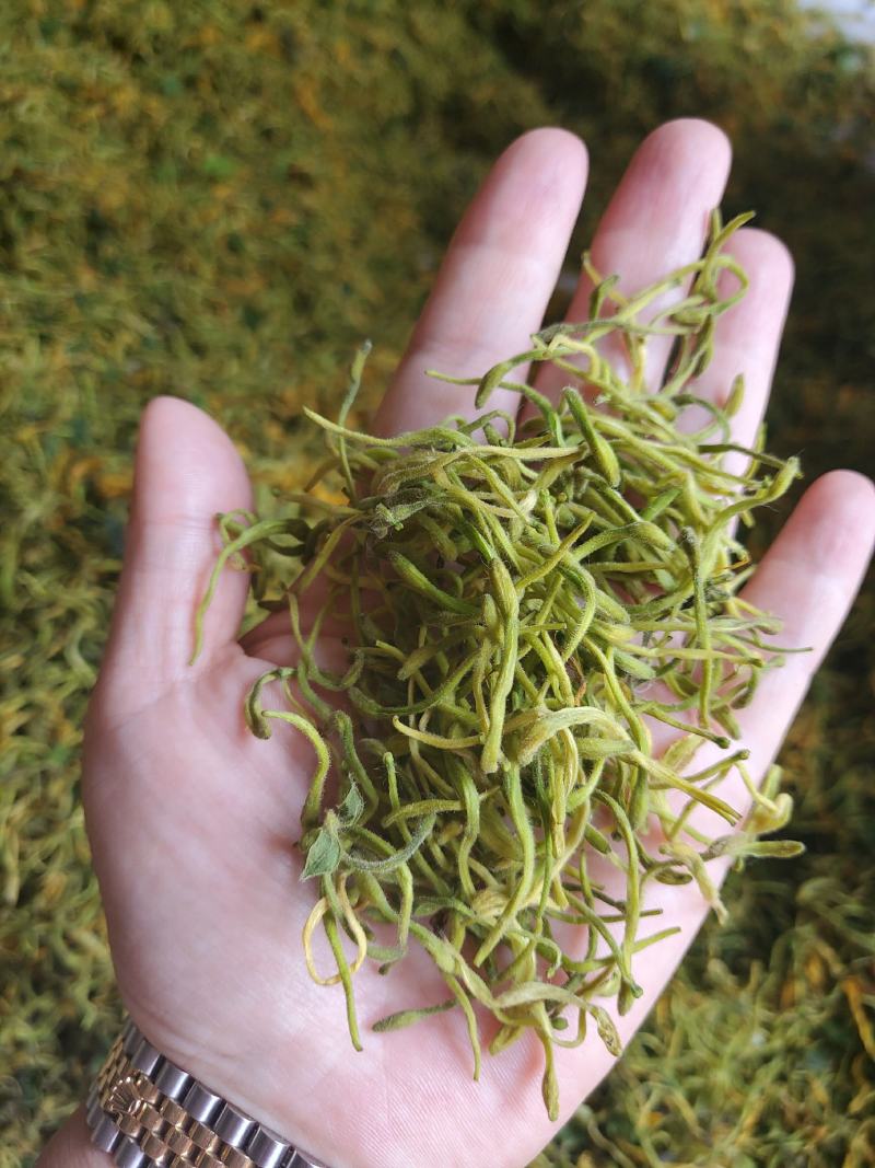 蒸汽杀青金银花，高含量金银花，山东产地一手货源。