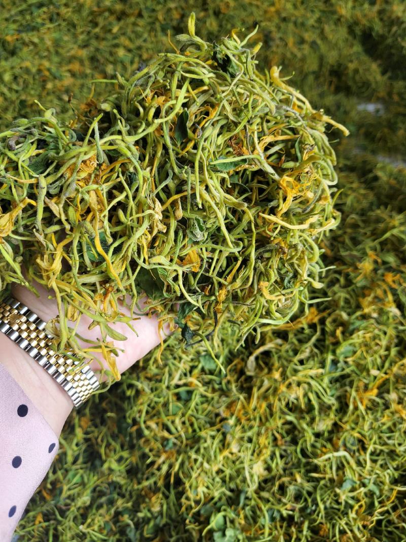 蒸汽杀青金银花，高含量金银花，山东产地一手货源。