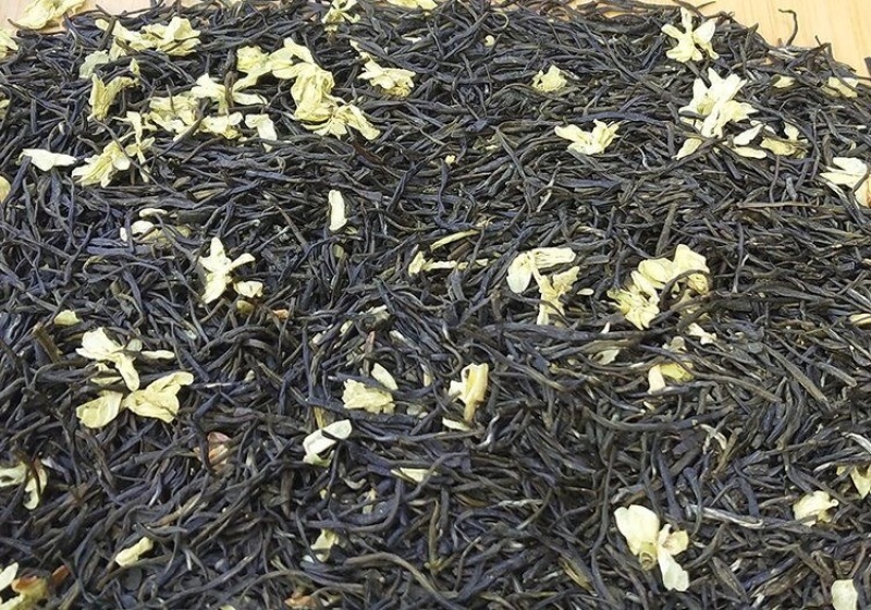 黑美人茉莉花茶广西横州中华茉莉花园浓香型花茶