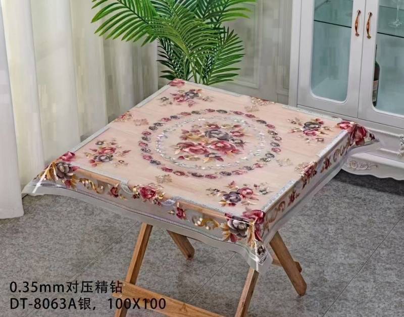 烫金桌布防水防污方的圆的均有地摊热卖产品
