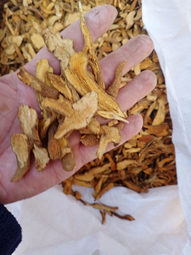 麸炒无硫小白术片一件包邮大货批发量大从优