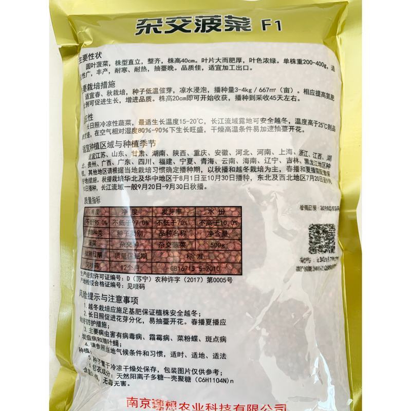 黑圆叶耐寒耐热菠菜种籽春秋越冬红根菠菜种子原袋发货