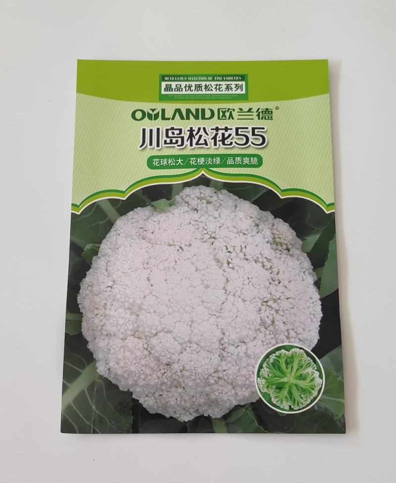川岛松花106松花菜种子一代杂交花球圆整厚实米粒细小