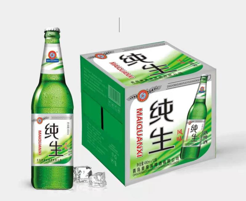 青岛麦泉纯生啤酒