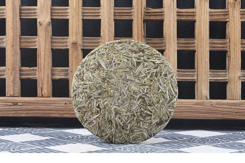 福鼎白茶2021年新茶白毫银针饼茶300克