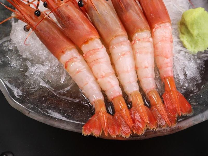 加拿大牡丹虾日料刺身甜虾1KG虾鲜活海鲜速冻水产冰虾生
