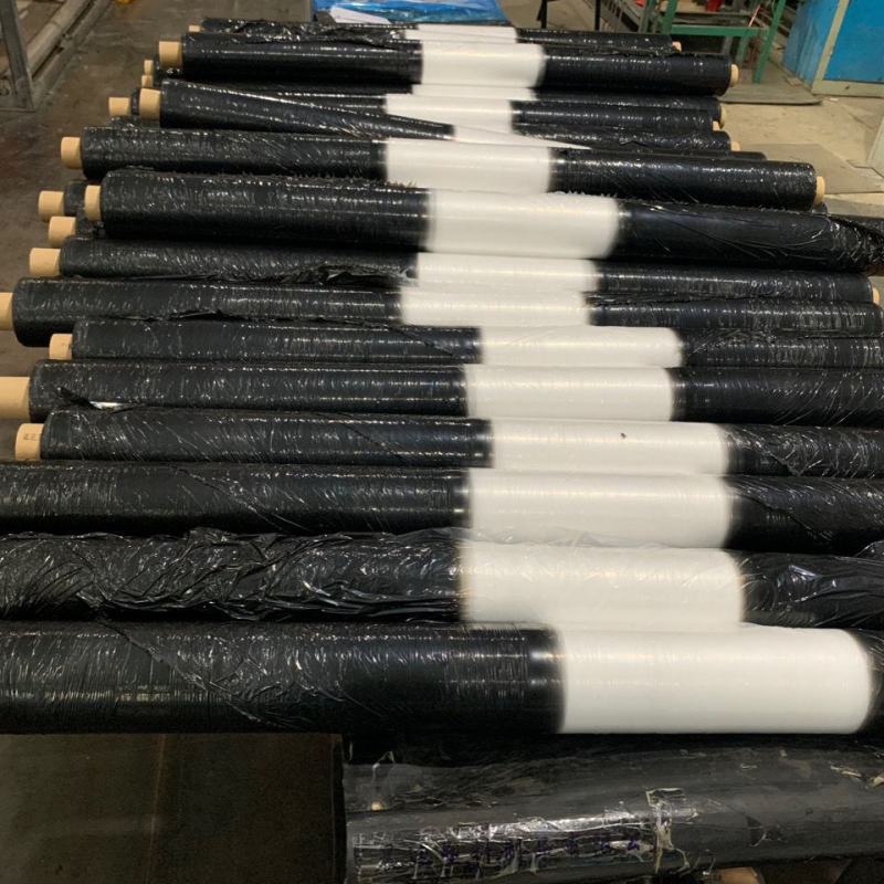 万福通地膜黑白膜黑白相间地膜用于辣椒蔬菜烤烟种植