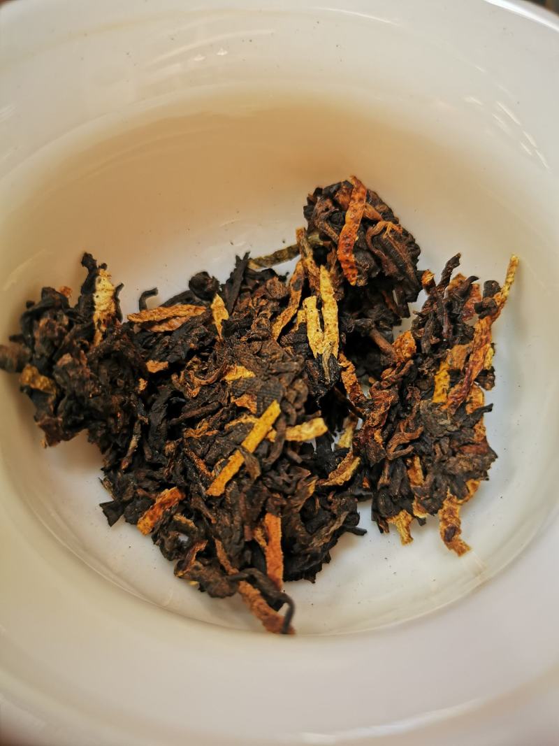春节不打烊原产地新会陈皮陈年云南普洱茶紧压茶新会特产