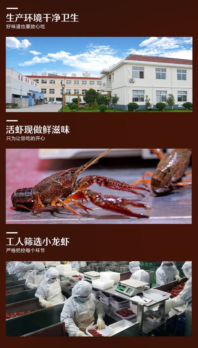 麻辣小龙虾熟食小海鲜鲜活烧制即食小龙虾真空包装大号龙虾香