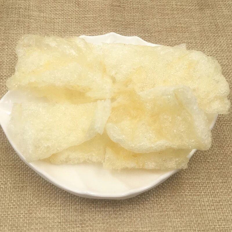 【产地销】油发鱼肚220g周王油炸鱼肚干可烧汤炒素凉拌
