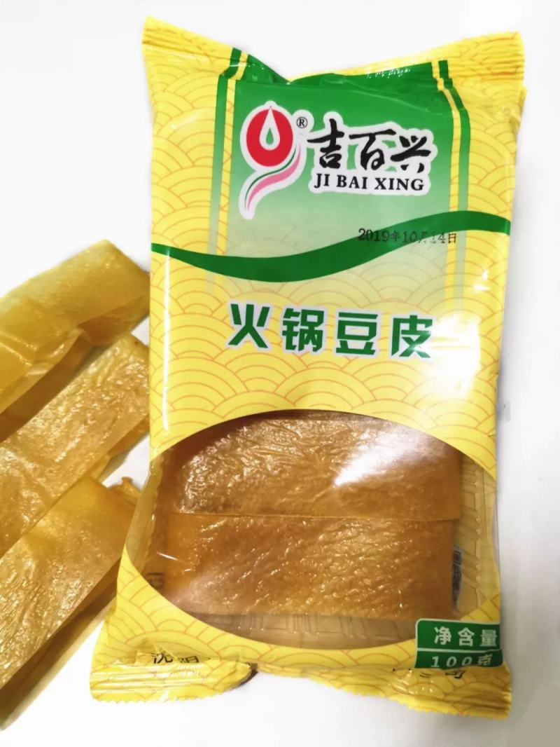 吉百兴豆制品，之豆皮丝，豆皮，腐竹，箱干豆皮，油炸豆皮