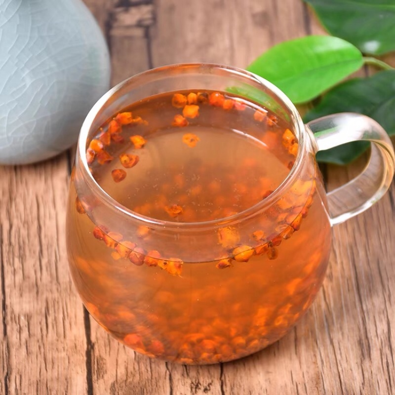正品新疆沙棘果干泡茶打粉大颗粒果油