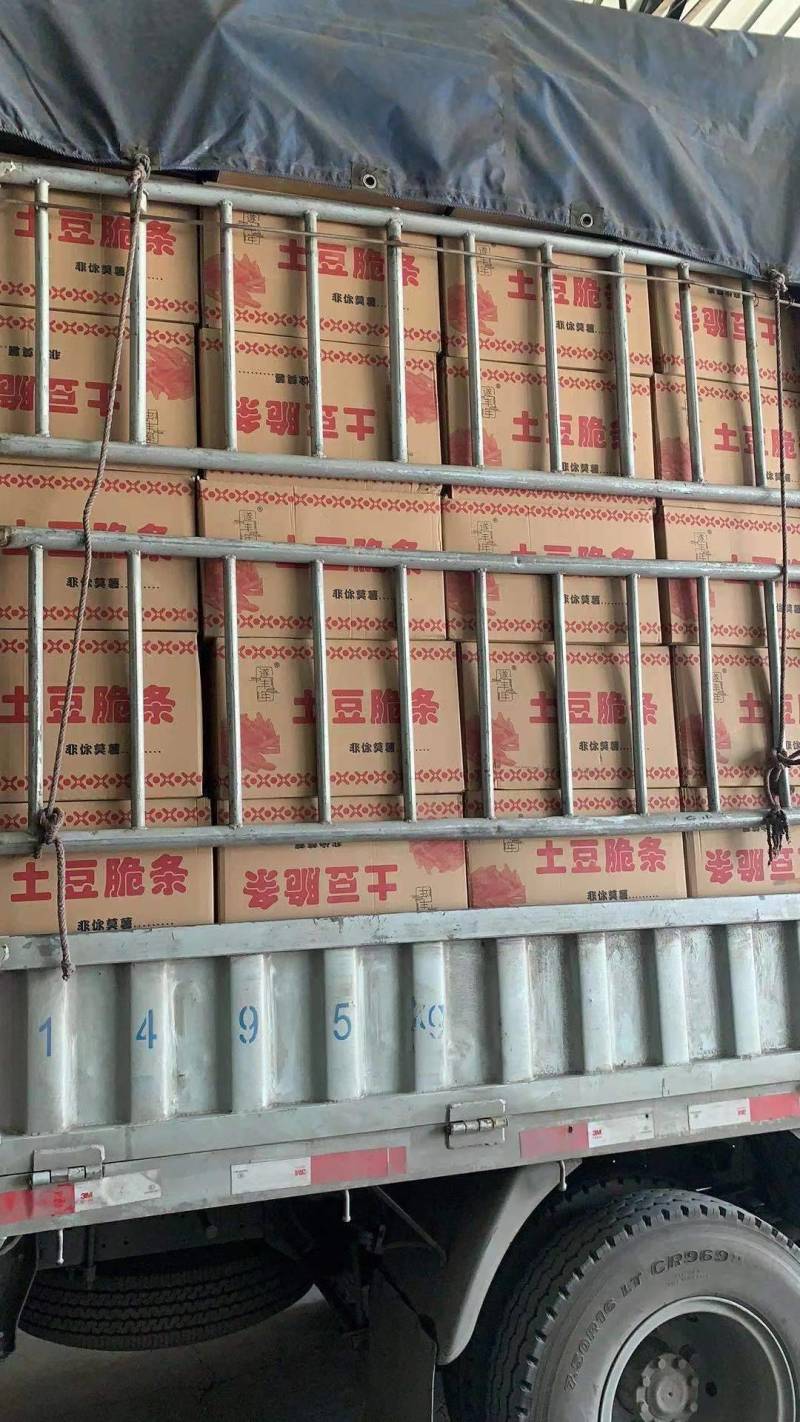 网红土豆脆条4个口味卖10元一斤模式地摊展会热卖