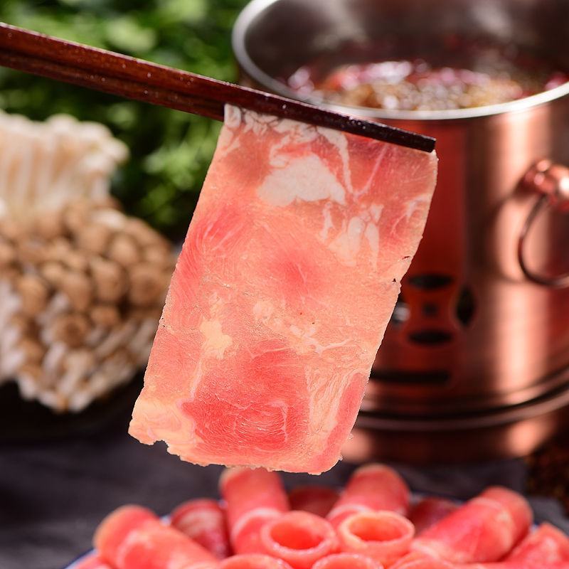 雪花肥牛卷新鲜涮火锅食材工厂批发烤煎肥牛肉卷调理牛肉包邮