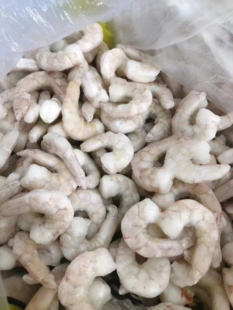 新鲜大虾仁鲜活速冻海鲜鲜冻青虾仁去虾线冰冻虾仁虾肉