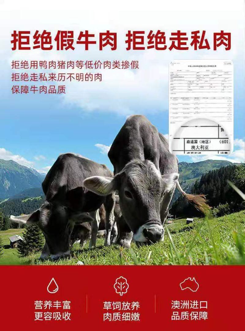 牛排单片菲力家庭牛排套餐团购便宜批发黑椒菲力牛排包邮
