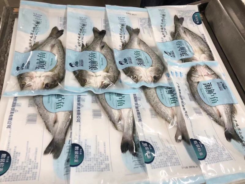 渔航牌海鲈鱼10公斤装，10-22条不同的大小都有