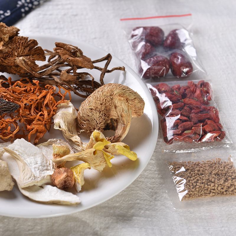 七彩菌汤包云南特产菌菇干货100克羊肚菌煲汤材料