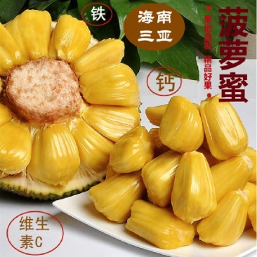 海南三亚菠萝蜜黄肉干苞现摘现发价格优惠货源充足