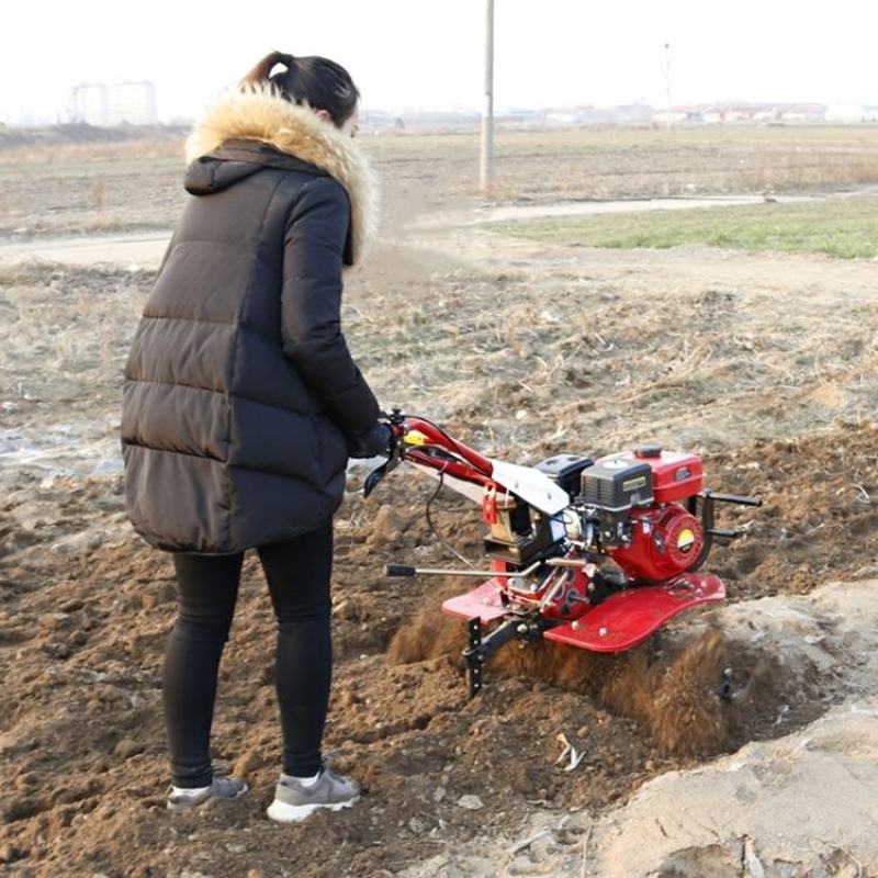 小型农业机械微耕机旋耕机松土机耕田机汽油四冲程微耕机