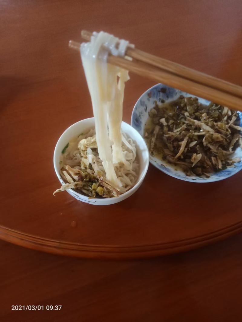 赣南特产汤皮丝，传统工艺制作煎煮炒拌方便可全程视频