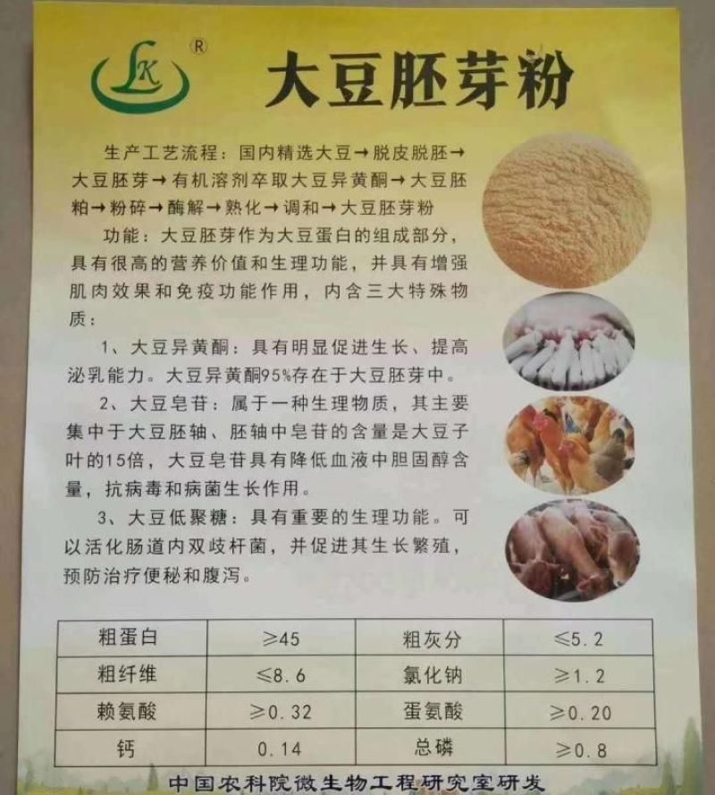 厂家直销大豆胚芽粉现货供应。