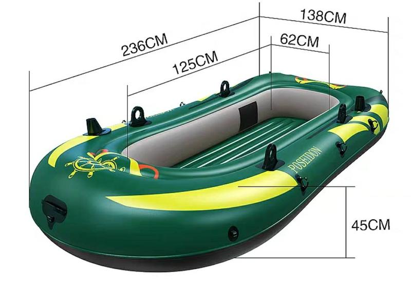 充气船橡皮艇加厚冲锋舟气垫船耐磨皮划艇钓鱼船