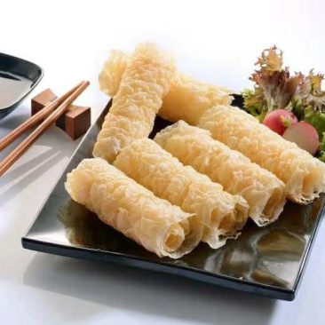 吉百兴豆制品,响铃卷55克火锅豆皮卷32袋每箱