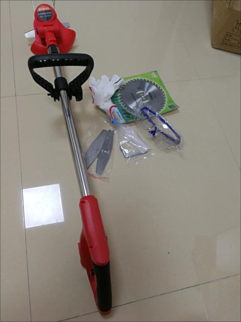 雅马哈锂电除草机全自动小型家用充电手持多功能打草神器