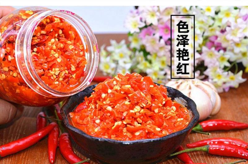 剁辣椒湖南特产农家自制纯手工超辣特辣鱼头下饭香辣剁椒酱