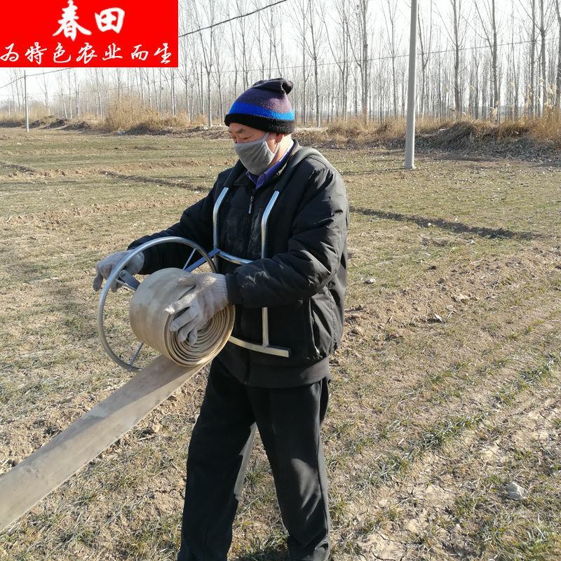 水带收卷器收放收盘架子卷带卷管浇地灌溉神器农用消防手摇肩