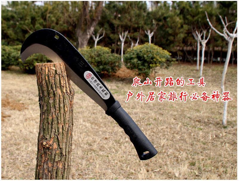 锰钢砍柴刀加厚开路刀砍刀砍竹刀劈柴刀锋利锻打多功能户外