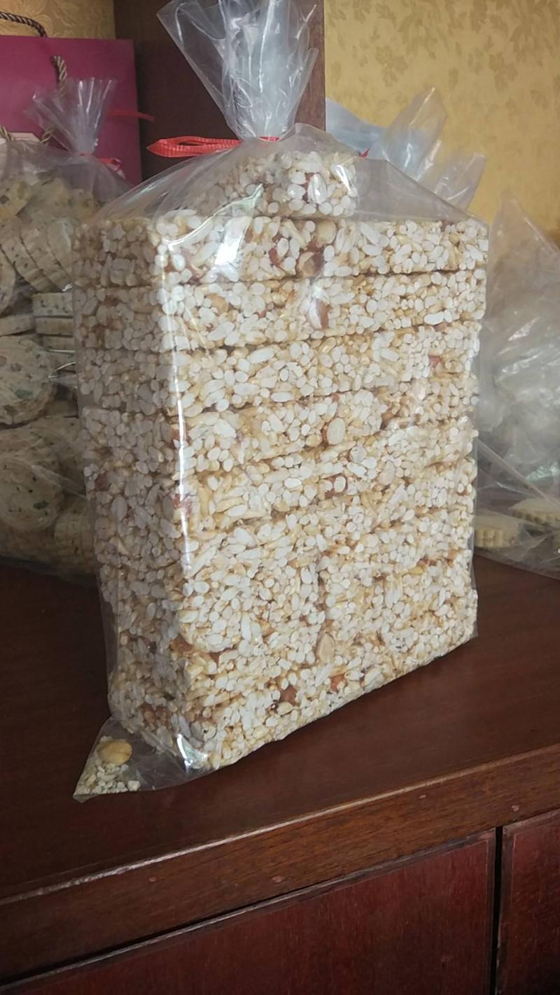 各类花生糖米花糖米程散装称重独立包装定量装
