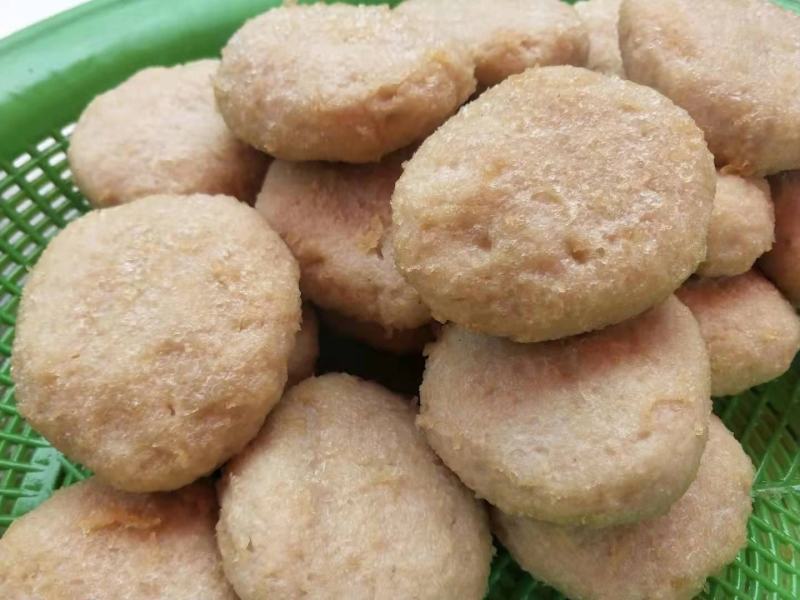 浙江特色土特产自家工厂生产新鲜鱼饼