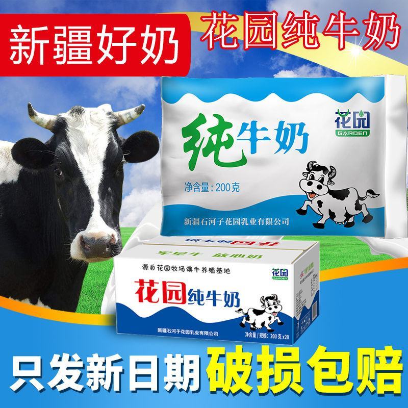 【爆款】新疆花园纯牛奶百利包（软袋）全国多仓发货