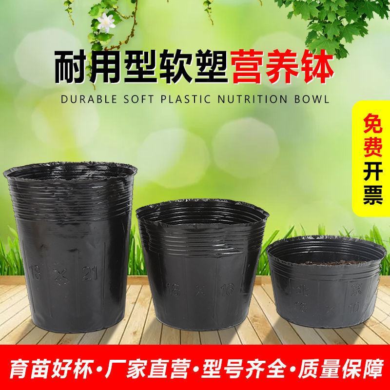 异性营养钵加厚加高塑料育苗杯营养袋营养杯种植育苗盘一次性