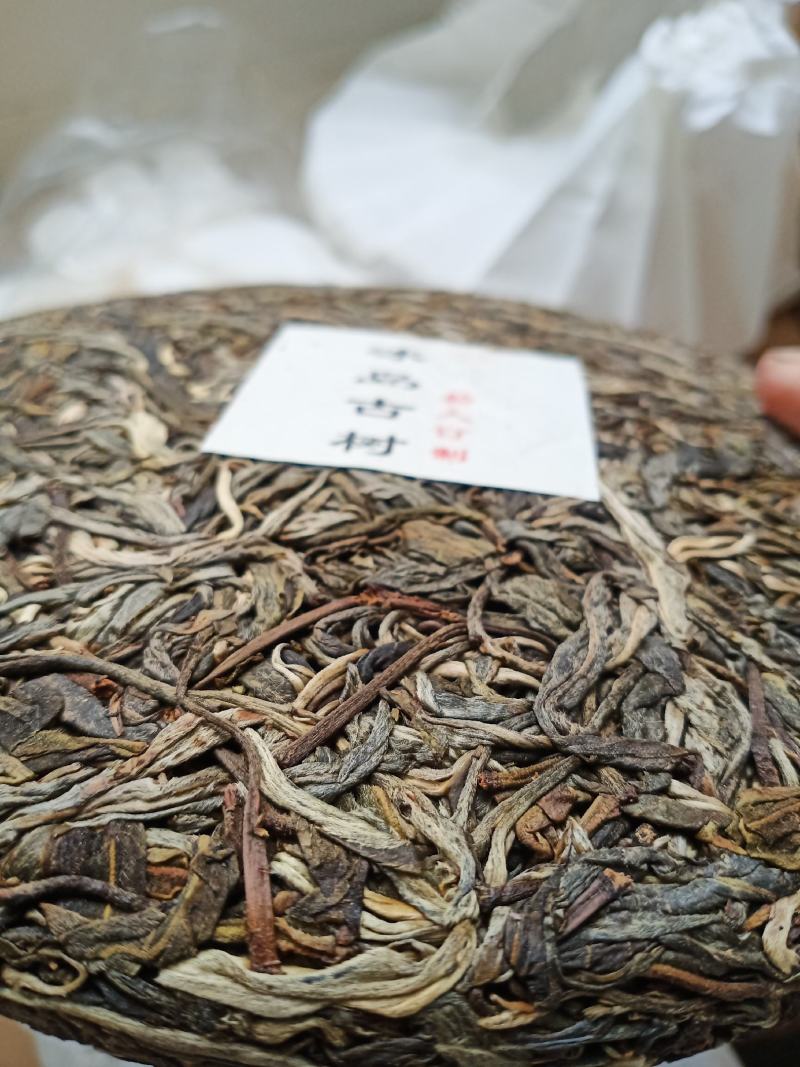 云南临沧勐库镇，那蕉村古树藤条茶